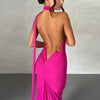 NEFERTARI MAXI DRESS - ROSE