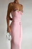 BELLA FLORAL MAXI DRESS - PINK