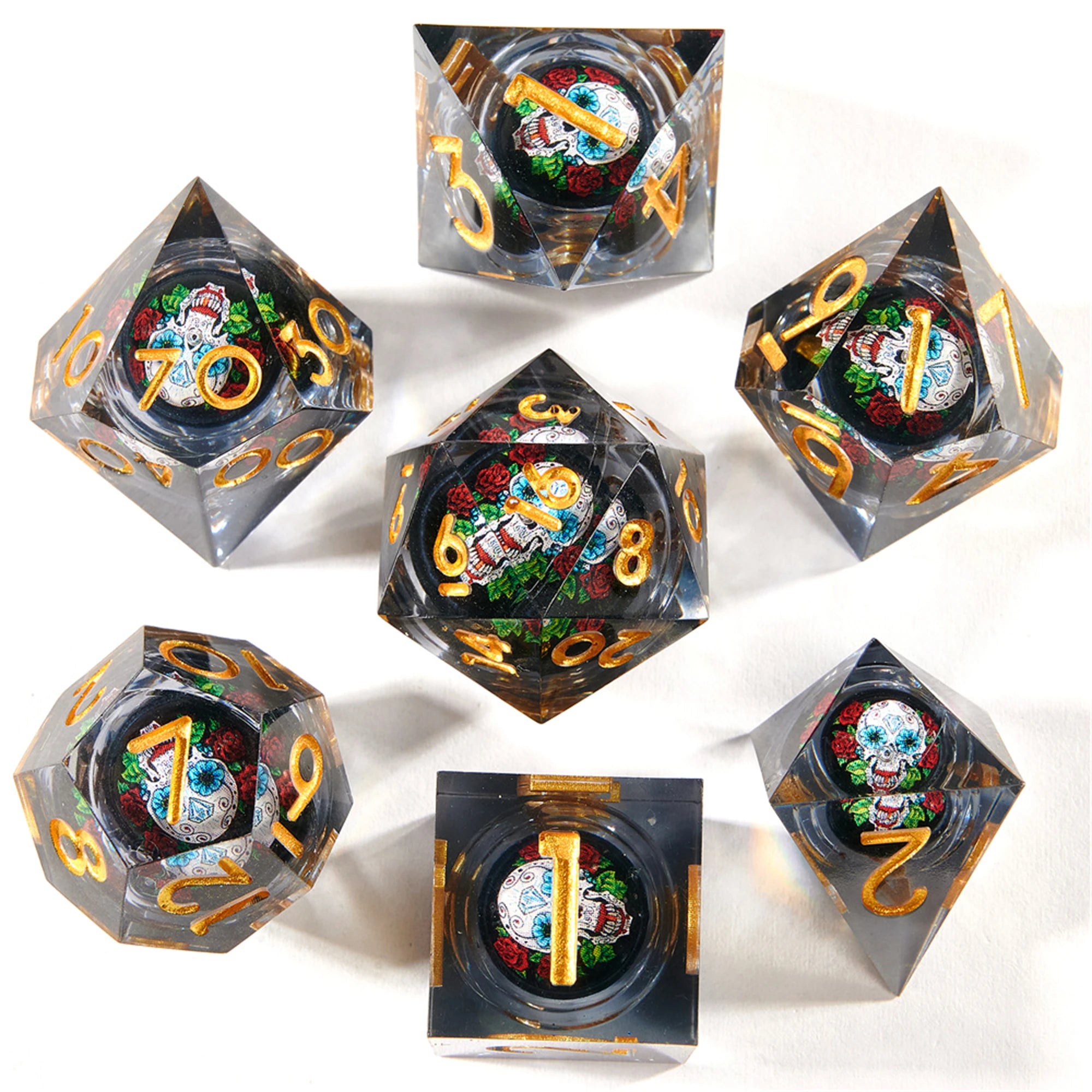 7-piece Eyeball Dice Set DND