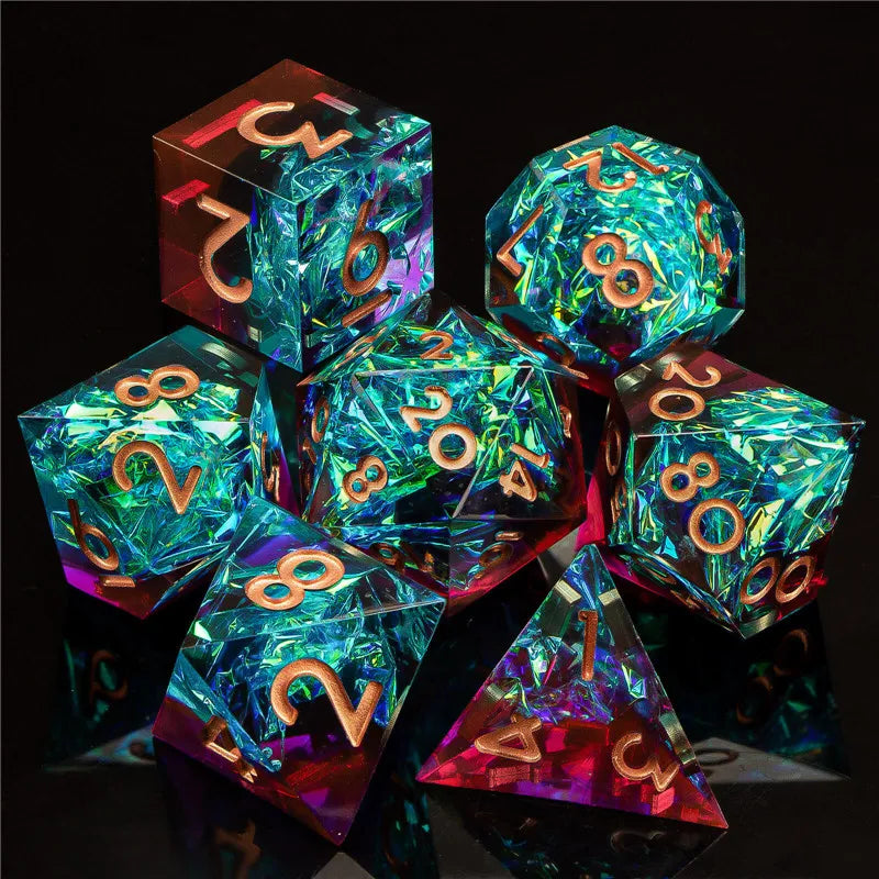 AURORA DND Sharp Edge Dice Set