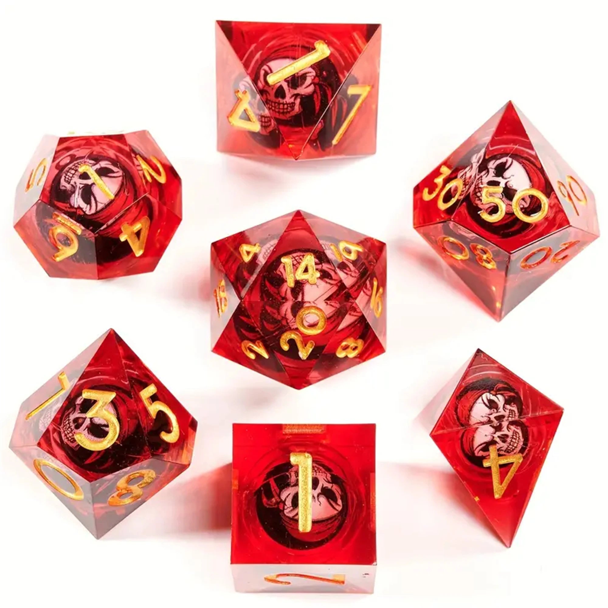 7-piece Eyeball Dice Set DND