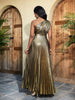 DEFNI MAXI DRESS - GOLD