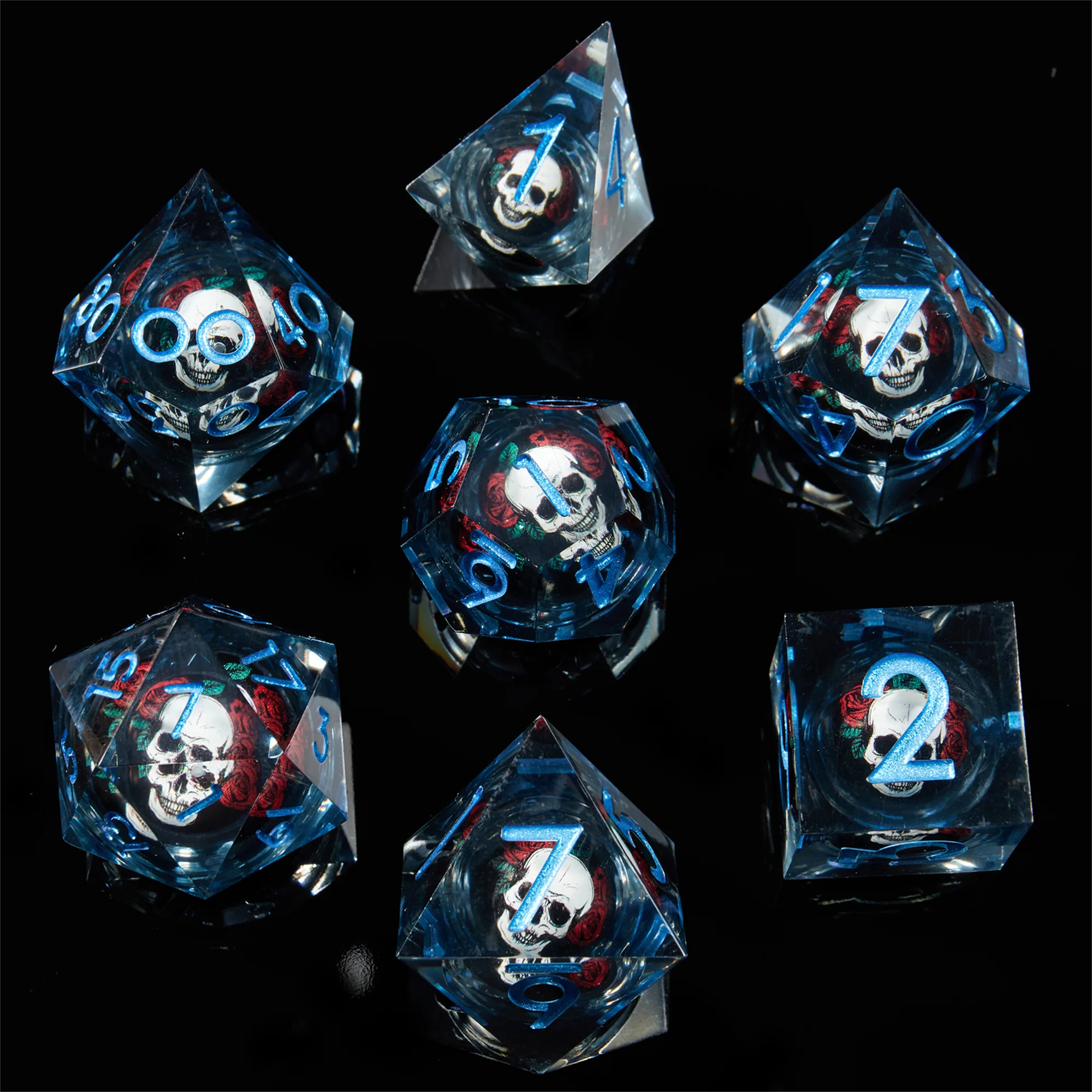 7-piece Eyeball Dice Set DND