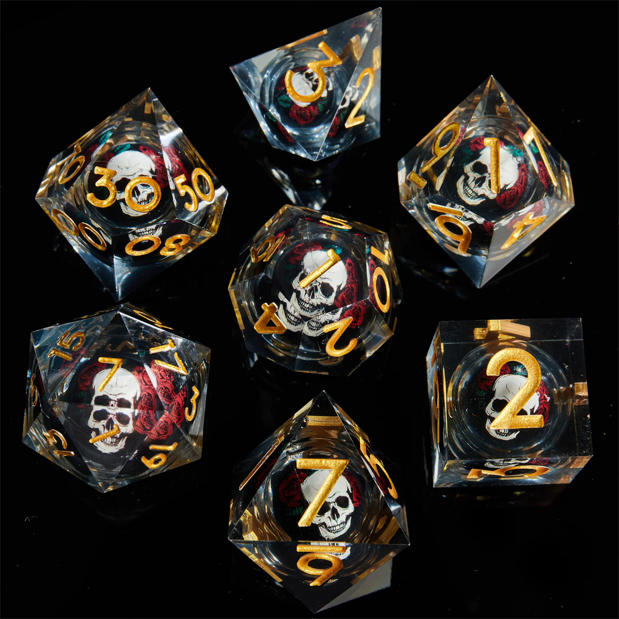 7-piece Eyeball Dice Set DND