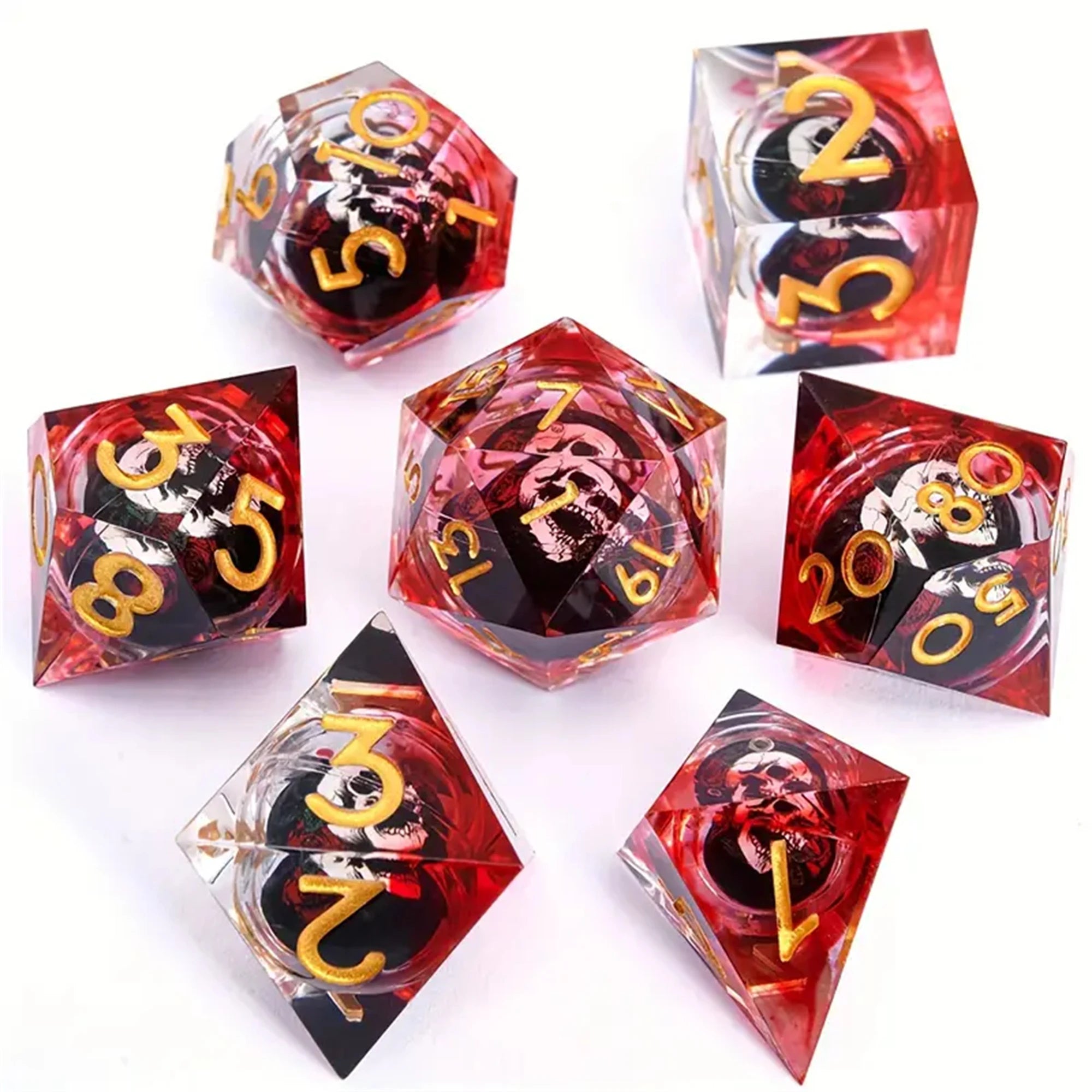 7-piece Eyeball Dice Set DND