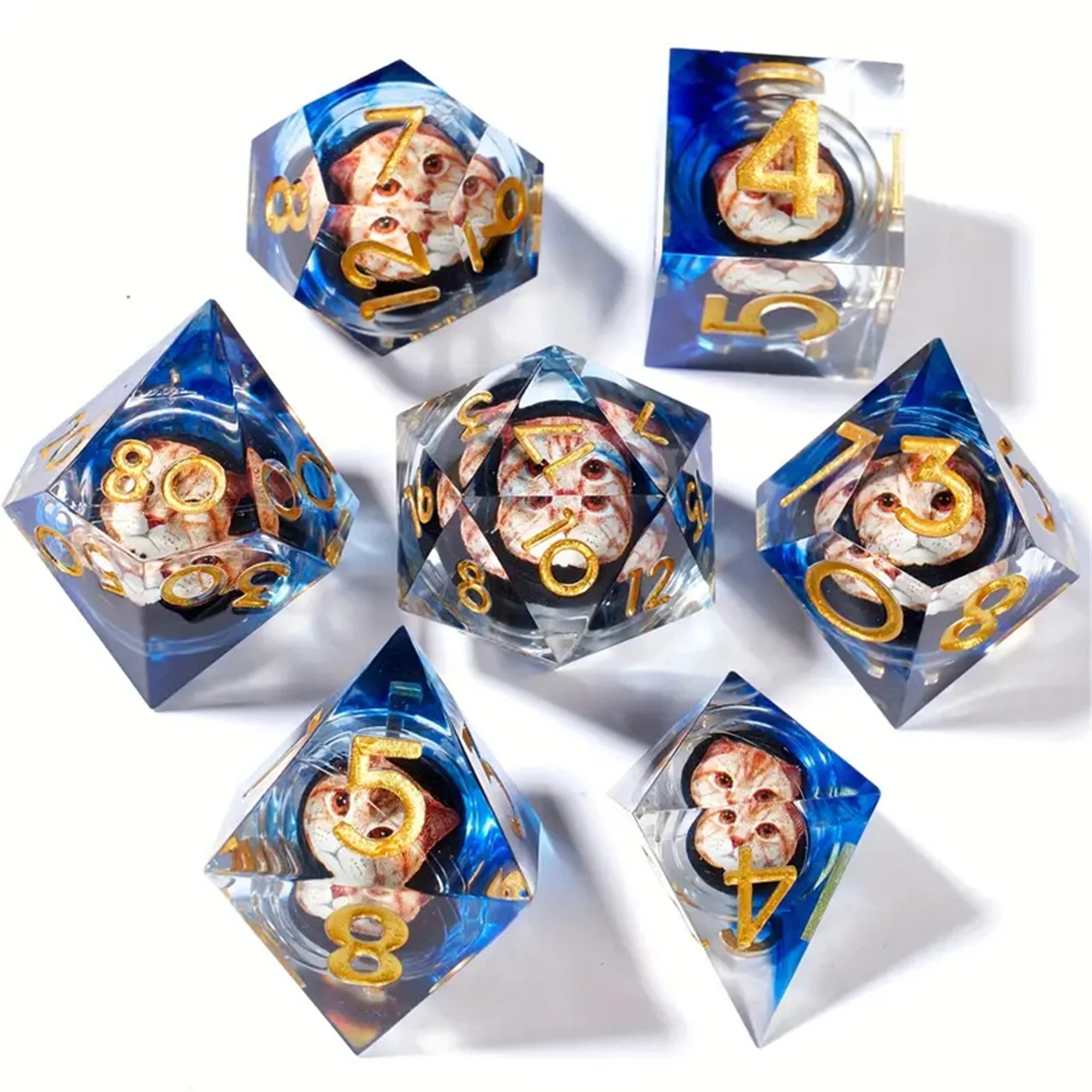 7-piece Eyeball Dice Set DND