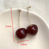 SWEET RED CHERRY EARINGS