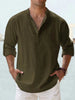 HENLEY COTTON SHIRT