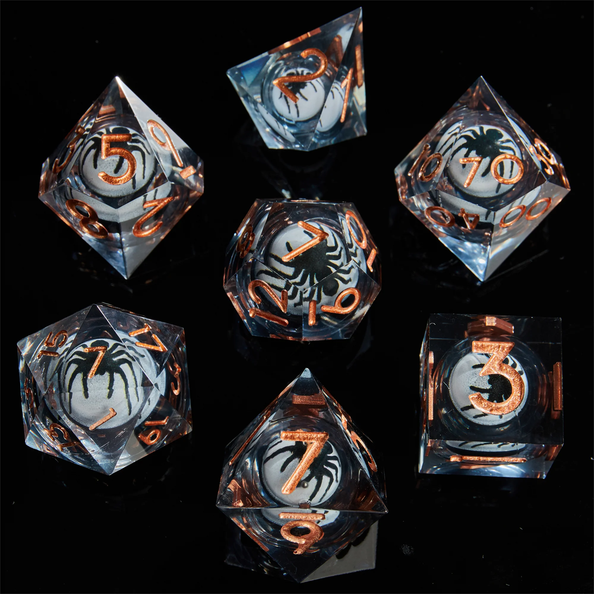 7-piece Eyeball Dice Set DND