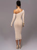 COLLATERAL DAMAGE MID DRESS - WHITE