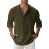 HENLEY COTTON SHIRT