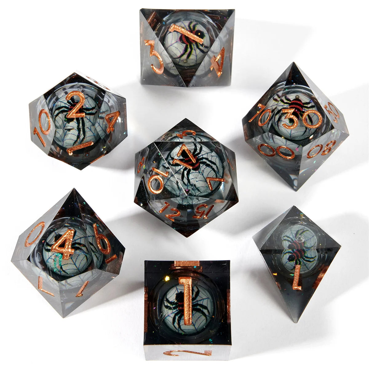 7-piece Eyeball Dice Set DND