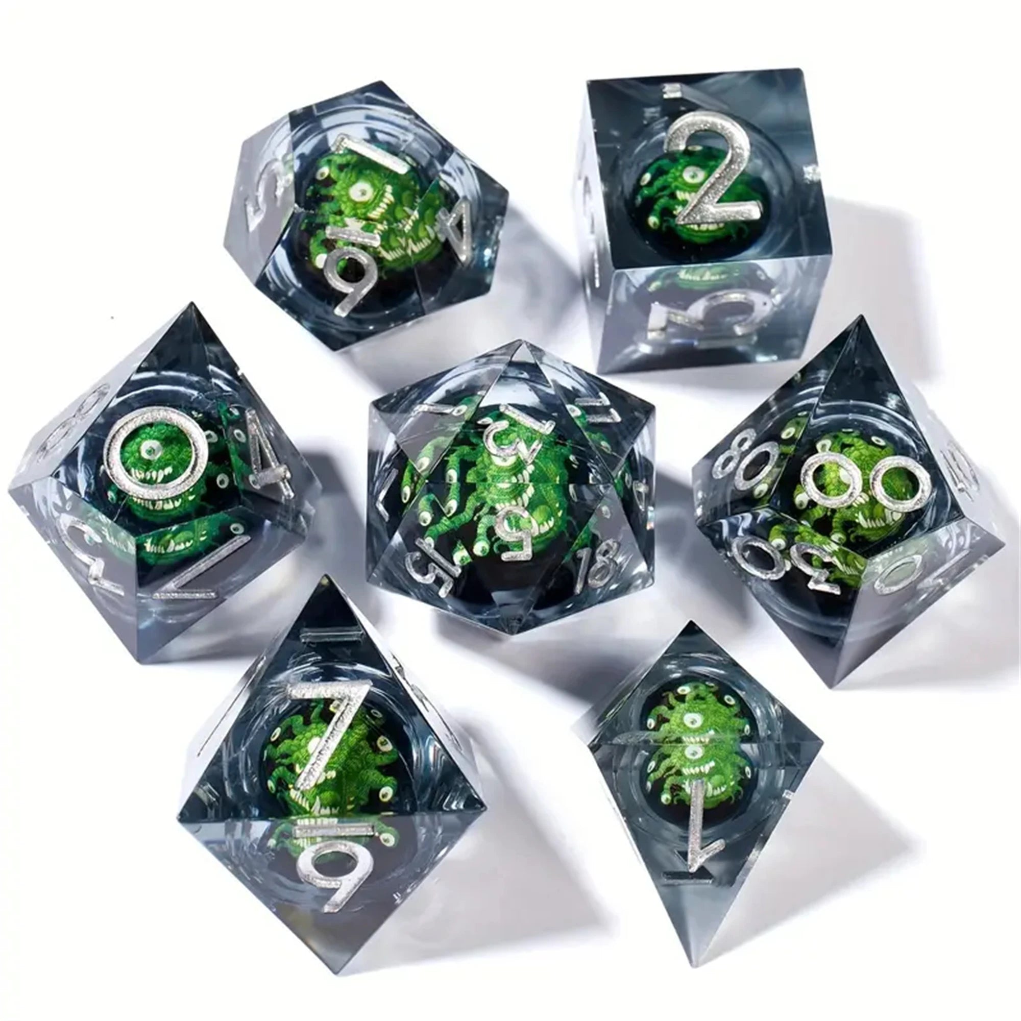 7-piece Eyeball Dice Set DND