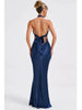 STEPH MAXI DRESS - NAVY BLUE