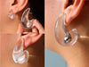 LULU CLEAR TEAR - EARINGS