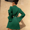 JOJO MINI DRESS - GREEN