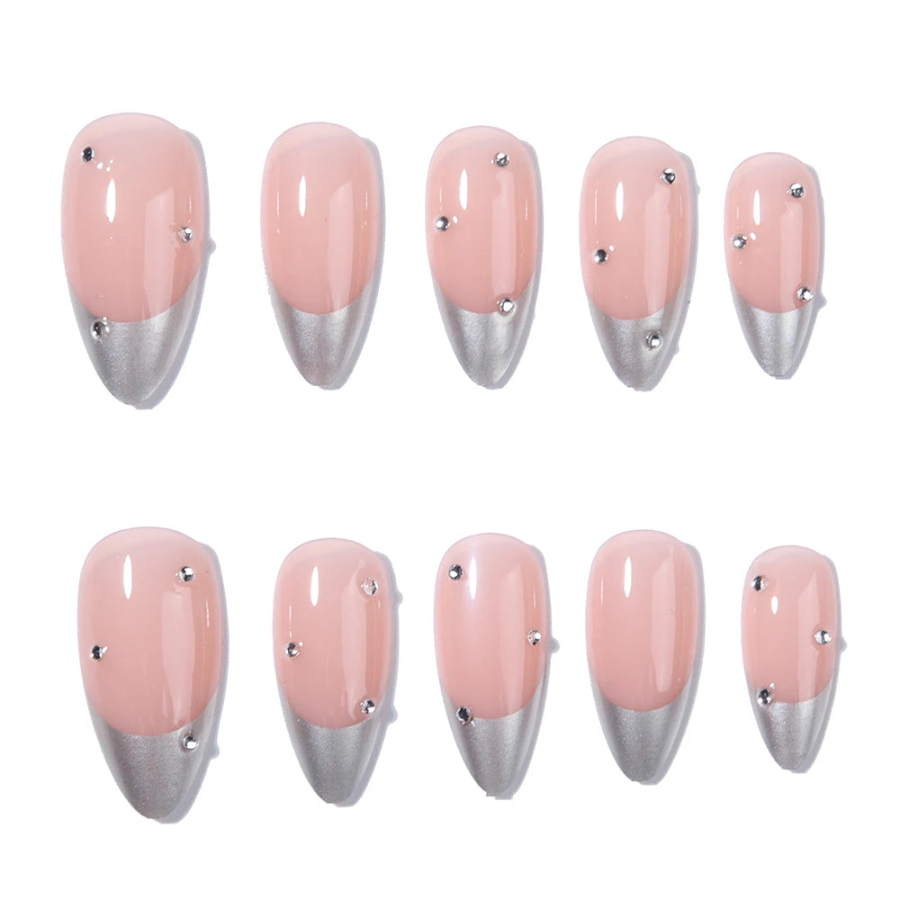 INSTANT GLAM NAILS - 24PCS ALMOND