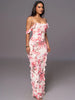 JOVANA MAXI FLORAL DRESS - PINK