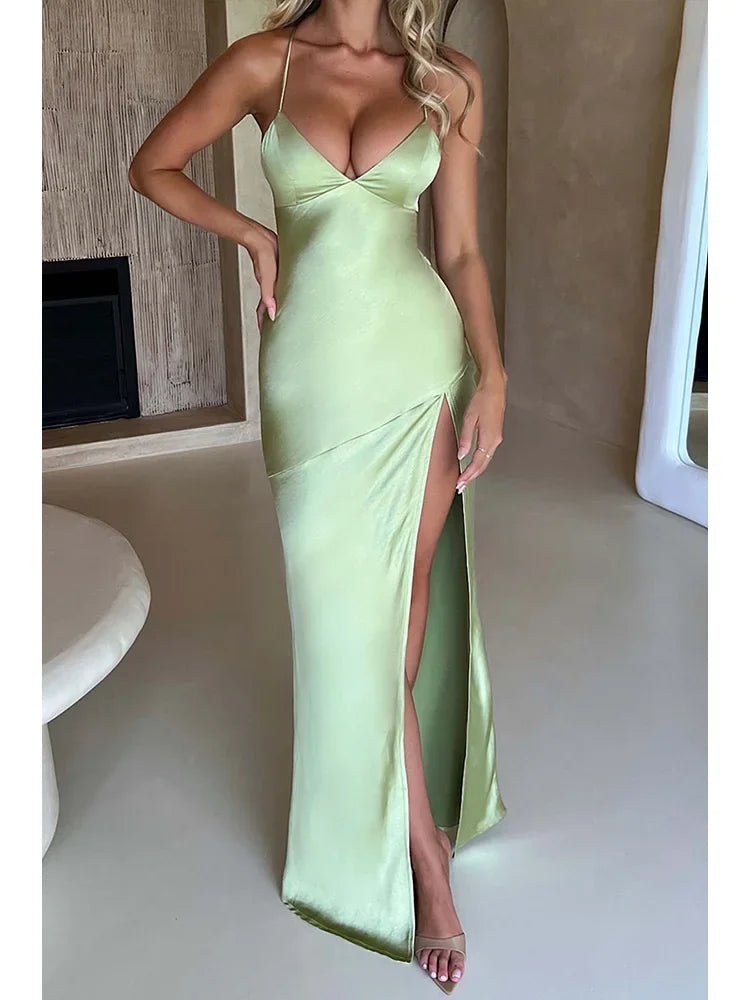 MEG MAXI DRESS - SAGE