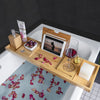 BAMBOO BATHTUB TRAY