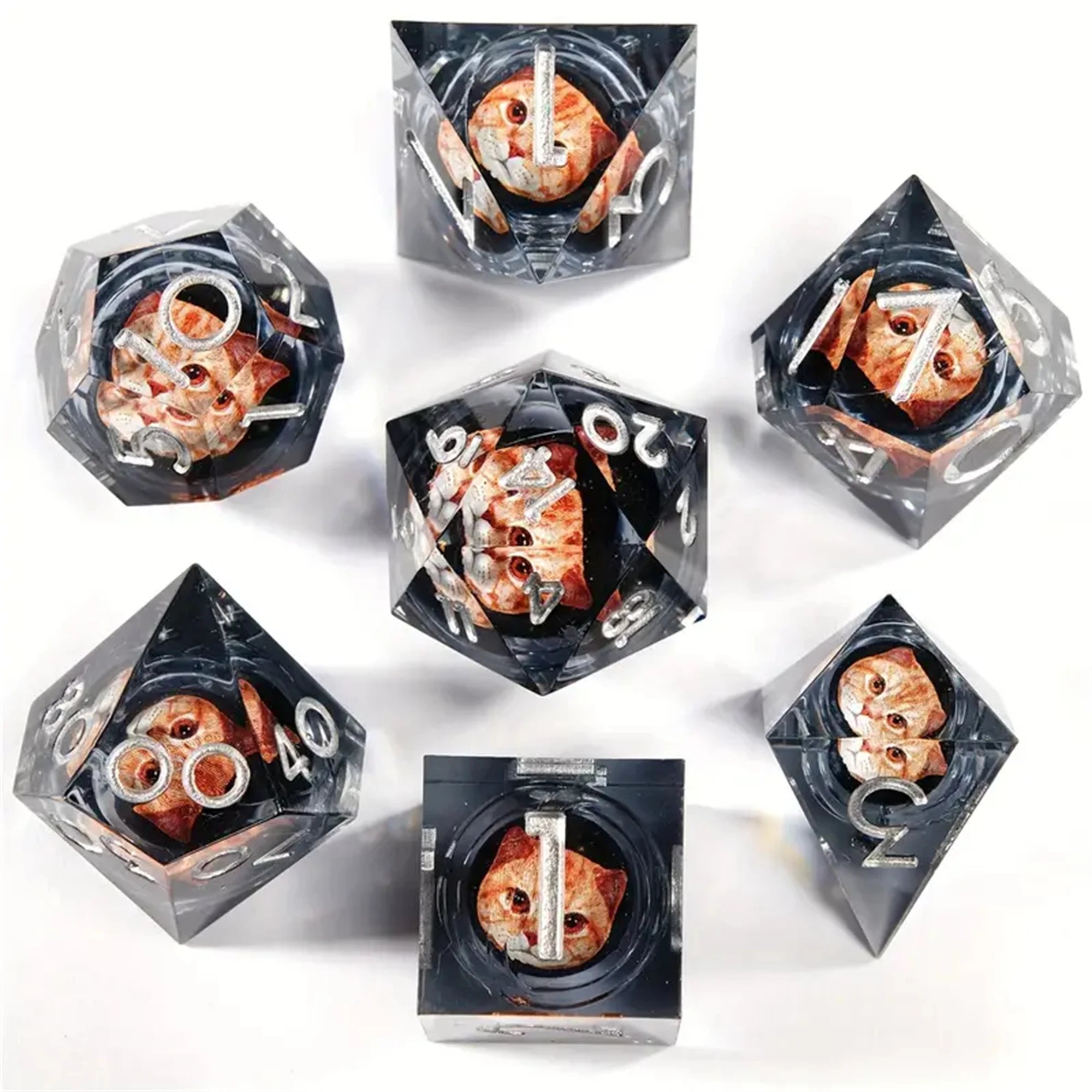 7-piece Eyeball Dice Set DND