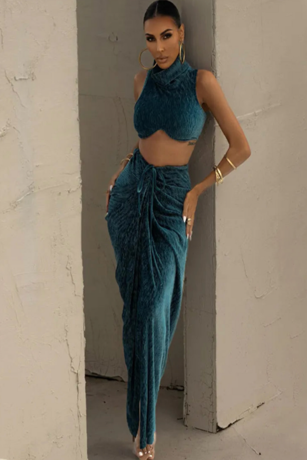 FIFI SKIRT SET - TEAL