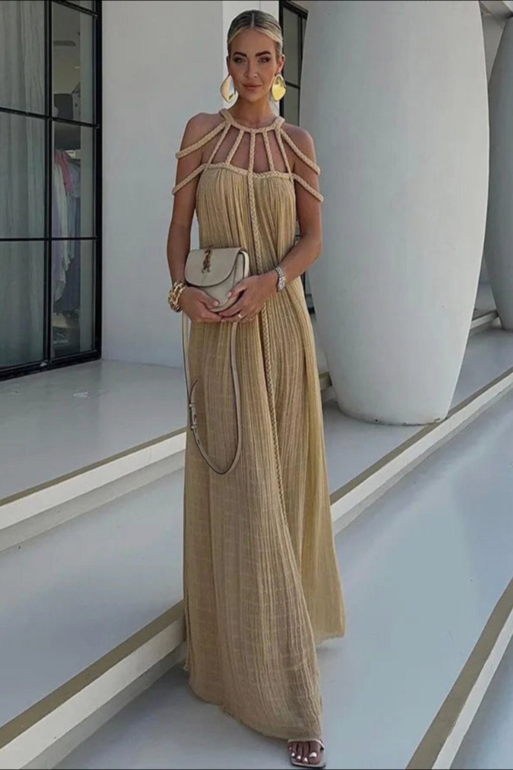 GILDED GRACE MAXI DRESS