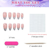 INSTANT GLAM NAILS - 24PCS ALMOND