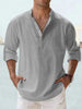 HENLEY COTTON SHIRT