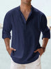 HENLEY COTTON SHIRT