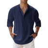 HENLEY COTTON SHIRT