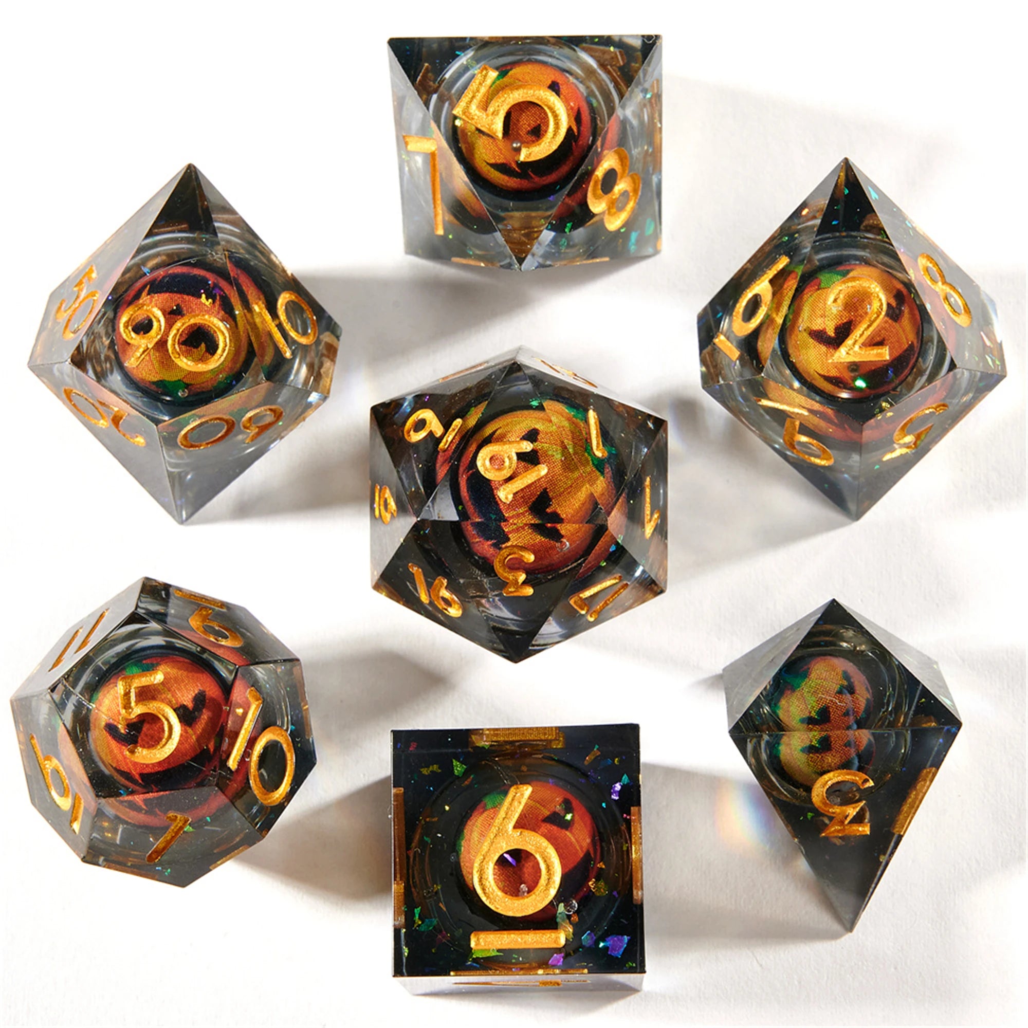 7-piece Eyeball Dice Set DND