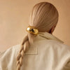 VINTAGE METAL PONYTAIL - GOLD