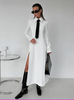 CAVIAR SLIM DRESS - WHITE