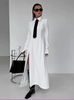 CAVIAR SLIM DRESS - WHITE