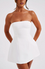 AISHA MINI DRESS - WHITE