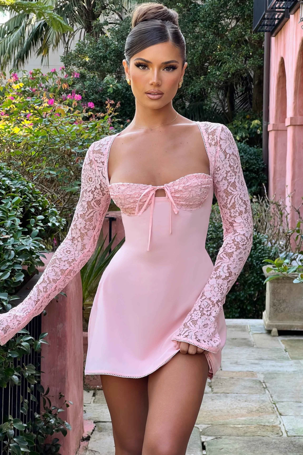 BECCA MINI DRESS - PINK