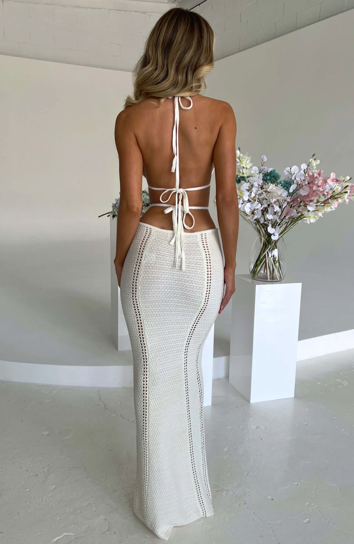 ALABAMA MAXI DRESS - WHITE