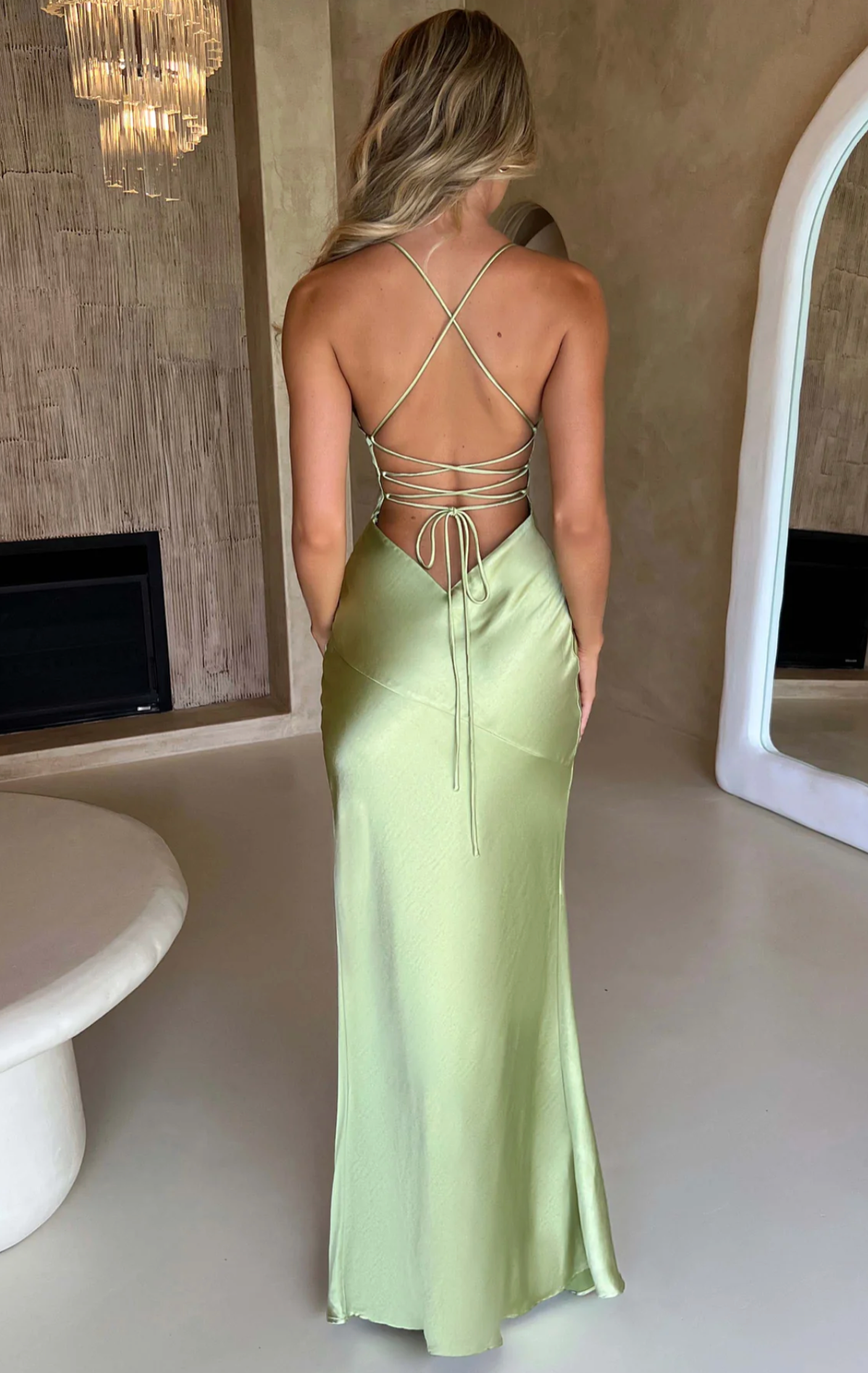 MEG MAXI DRESS - SAGE