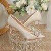 CRYSTAL SQUARE HEELS