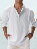 HENLEY COTTON SHIRT