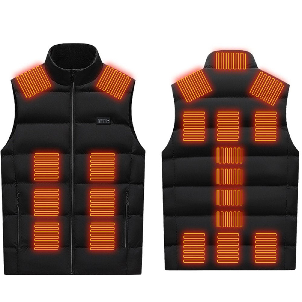 Unisex Washable Sleeveless Heated Vest